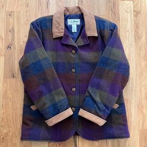 LL BEAN wool jacket